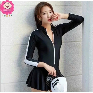 Bikini liền thân váy tay trắng cho mẹ và bé - Đồ bơi biển, giảm còn 199.000₫ 5