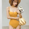 Bikini liền xẻ ngực nhiều màu - Set bãi biển giảm giá 209.000₫ 4
