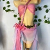 Bikini Mộng Mơ Pastel - khăn quấn, tặng dây vỏ sò, chip, 2 kẹp hoa - 425.000 VND