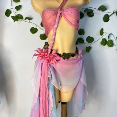 Bikini Mộng Mơ Pastel - khăn quấn, tặng dây vỏ sò, chip, 2 kẹp hoa - 425.000 VND 5