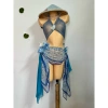 Bikini Nàng Thơ Biển - Khăn quấn, tặng dây chuyền vỏ sò, chip + 2 kẹp hoa, 490k 7