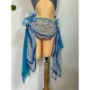 Bikini Nàng Thơ Biển - Khăn quấn, tặng dây chuyền vỏ sò, chip + 2 kẹp hoa, 490k 8