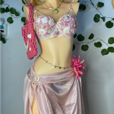 Bikini Nụ Hôn San Hô vỏ sò ngọc trai - tặng dây chuyền vỏ sò, chip & 2 kẹp hoa, giá ưu đãi 599.000₫ 8
