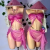 Bikini Resin Độc Đáo Thiết Kế Theo Yêu Cầu - Tặng Dây Chuyền Vỏ Sò và 2 Kẹp Hoa 9
