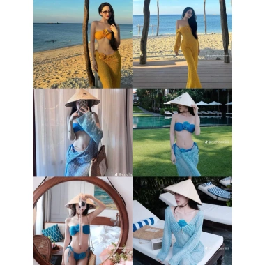 Bikini sang chảnh 4 chi tiết Quảng Châu chuẩn loại 1, thiết kế hiện đại, giá chỉ 419.000 VND 9