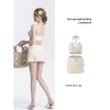 Bikini set 3 chi tiết mùa hè rút dây cổ yếm sexy, quyến rũ cho bơi biển 2.288 BKN46