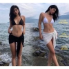 Bikini set 3 món 2 món tam giác basic kèm khăn quấn – Hình thật, giá 79.000, giao nhanh HCM