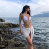 Bikini set 3 món 2 món tam giác basic kèm khăn quấn – Hình thật, giá 79.000, giao nhanh HCM 3
