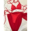Bikini set 3 món 2 món tam giác basic kèm khăn quấn – Hình thật, giá 79.000, giao nhanh HCM 7