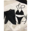 Bikini set 3 món 2 món tam giác basic kèm khăn quấn – Hình thật, giá 79.000, giao nhanh HCM 10