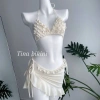 Bikini Set 3 Món Bánh Bèo Tina - Bộ Đồ Bơi Xinh Giá Giảm 145k, Thiết Kế Độc Đáo, Không Gãy 3