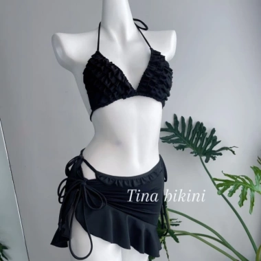 Bikini Set 3 Món Bánh Bèo Tina - Bộ Đồ Bơi Xinh Giá Giảm 145k, Thiết Kế Độc Đáo, Không Gãy 6