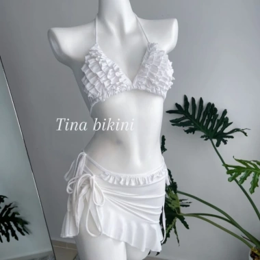 Bikini Set 3 Món Bánh Bèo Tina - Bộ Đồ Bơi Xinh Giá Giảm 145k, Thiết Kế Độc Đáo, Không Gãy 7