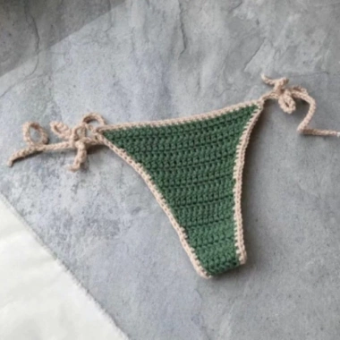 Bikini Set Basic len móc handmade - Crochet bikini thời trang, giá chỉ 95.000đ 4