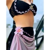 Bikini set đi biển 3 món đính sao biển, ren tơ mền mịn, lanbishop LB50, giảm giá 239k 6