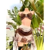Bikini set đi biển 3 món đính sao biển, ren tơ mền mịn, lanbishop LB50, giảm giá 239k 7