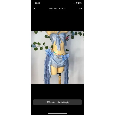 Bikini Set Khăn Quấn Đi Chơi Biển - Mùa Hạ Giá Ưu Đãi 485k Thời Trang Biển
