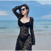 Bikini Set Ren 3 Món Xẻ Tà Tôn Maxi Hot - Đi Biển Giá Giảm 189k Siêu Ưu Đãi 3