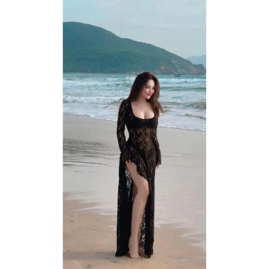 Bikini Set Ren 3 Món Xẻ Tà Tôn Maxi Hot - Đi Biển Giá Giảm 189k Siêu Ưu Đãi 5