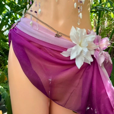 Bikini Set Sò Tím Biển Cả Freesize - Tặng Dây Chuyền Vỏ Sò & 2 Kẹp Hoa 4 Bikini Set Sò Tím Biển Cả Freesize - Tặng Dây Chuyền Vỏ Sò & 2 Kẹp Hoa 4