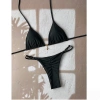 Bikini Tam Giác Nữ Màu Trơn Buộc Dây Hai Mảnh - Túi Chia Đồ Bơi Tiện Lợi 3