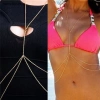 Bikini Vàng Cơ Thể Bụng Dây Xích Gợi Cảm - Đồ Đi Biển, Vòng Cổ Nữ, Giá 43.010₫ 3