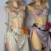 Bikini vàng vỏ sò phối ngọc trai - tặng dây chuyền vỏ sò, 2 kẹp hoa, chỉ 599.000₫ 4