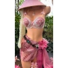 Bikini vỏ sò hồng ngọc trai Nàng Hồng Ngọc - Tặng dây chuyền vỏ sò, chip, 2 kẹp hoa - Giá ưu đãi 599k 10