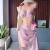 Bikini vỏ sò ngọc trai - Tặng 2 kẹp hoa - Giá ưu đãi 650.000 VNĐ - Ảnh thật Shop tự làm