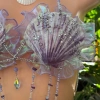 Bikini Vỏ Sò Tím Nàng Tím Mộng Mơ - Nổi Bật, Tặng Dây Chuyền và 2 Kẹp Hoa 5
