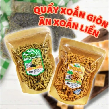 Bim Bim Quẩy Xoắn Rong Biển 500g Snack Giòn Ngon Vị Rong Biển & Pho Mai Giá chỉ 45.000₫
