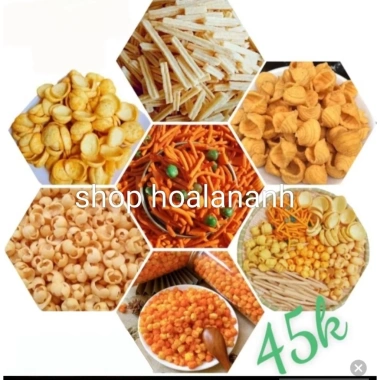 Bim Bim Snack Tá Lả 500g Sỉ Giá 29,999₫ - Đa Dạng Hương Vị Tự Chọn