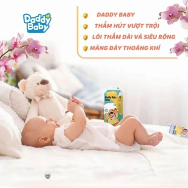 Bỉm Daddy Baby MC746 Phiên Bản Mới Cao Cấp Siêu Thấm Siêu Mỏng - Giá 260.000 VND 5