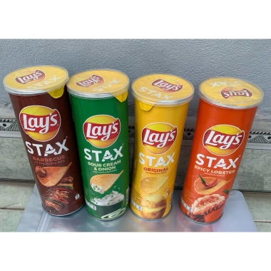 Bim khoai tây Lays Stax 5Lon hoặc túi zip 500gr - Đủ vị, giảm 17% còn 82.500₫