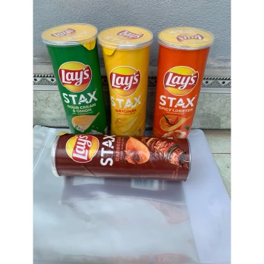 Bim khoai tây Lays Stax 5Lon hoặc túi zip 500gr - Đủ vị, giảm 17% còn 82.500₫
