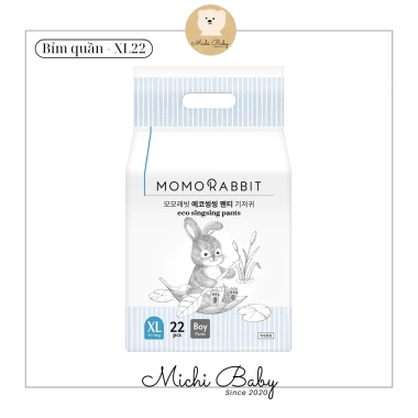 Bỉm MOMORABBIT Siêu Mỏng Siêu Thấm Hút An Toàn Da Bé - Giá chỉ 275.000đ 15 Bỉm MOMORABBIT Siêu Mỏng Siêu Thấm Hút An Toàn Da Bé - Giá chỉ 275.000đ 15