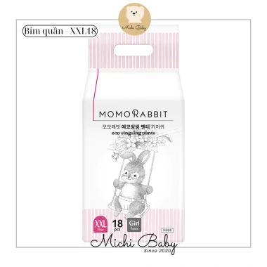 Bỉm MOMORABBIT Siêu Mỏng Siêu Thấm Hút An Toàn Da Bé - Giá chỉ 275.000đ 23 Bỉm MOMORABBIT Siêu Mỏng Siêu Thấm Hút An Toàn Da Bé - Giá chỉ 275.000đ 23