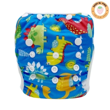 Bỉm quần bơi chống thấm nước cho bé 5-15kg, giặt lại được, giá ưu đãi 67.000₫ 5