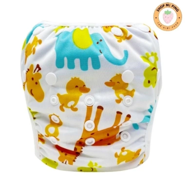 Bỉm quần bơi chống thấm nước cho bé 5-15kg, giặt lại được, giá ưu đãi 67.000₫ 7