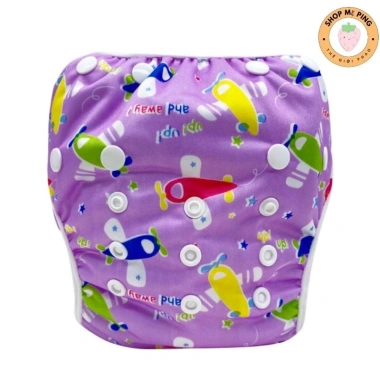 Bỉm quần bơi chống thấm nước cho bé 5-15kg, giặt lại được, giá ưu đãi 67.000₫ 8