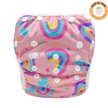 Bỉm quần bơi chống thấm nước cho bé 5-15kg, giặt lại được, giá ưu đãi 67.000₫ 9