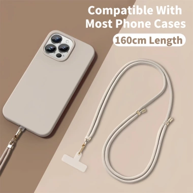 Bím Tóc Điện Thoại Ngang Dây Dài Thời Trang Màu Trơn Chống Mất, Dây Treo IPhone - Giá 130.599₫