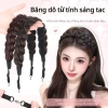 Bím Tóc Giả Nữ Khóa Dán và Từ Tính - Băng Đô Bện Đuôi Cá Thời Trang, Giá 108k