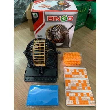 Bingo loto lồng quay 90 số – Giá ưu đãi 190.000đ (giảm từ 247.000đ), cho gia đình