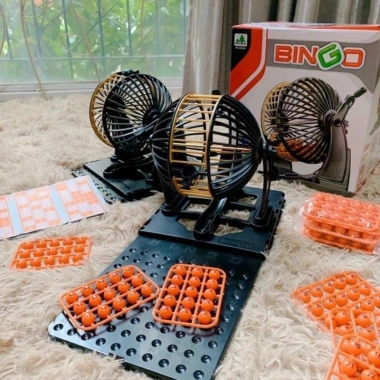 Bingo loto lồng quay 90 số – Giá ưu đãi 190.000đ (giảm từ 247.000đ), cho gia đình