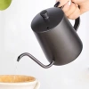 Bình Ấm Đun Nước Cổ Ngỗng Inox 304 600ml Vòi Dài Nắp - Siêu Tiết Kiệm 45k