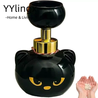Bình bơm xà phòng Pawprint YYLINGX cho mèo Hộp xốp hình mèo dung tích lớn, giảm 22%