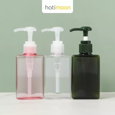 Bình chiết mỹ phẩm 100ml Hatimoon H21 - Chai chiết dầu gội du lịch vòi ấn, chỉ 19.000₫