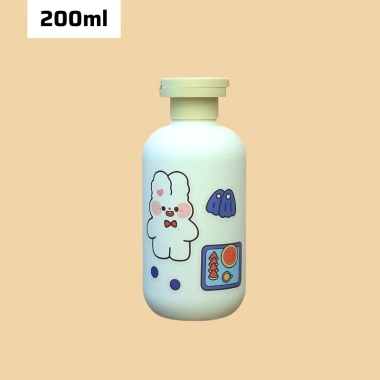 Bình Chiết Mỹ Phẩm, Chai Dầu Gội, Sữa Tắm Khói + Sticker Dễ Thương, Căn Gác, 19.000₫