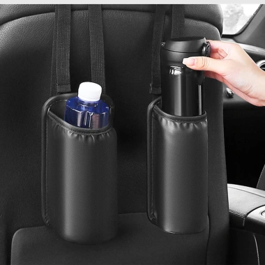 Bình chữa cháy đa chức năng gắn ô tô - Túi đựng xe, gói cốc nước, lưu trữ ghế pomervn
